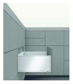 LEGRABOX PURE C-HEIGHT 40 KG ORION GREY MATT STANDARD DRAWER FOR A NOMINAL LENGTH OF 500 MM