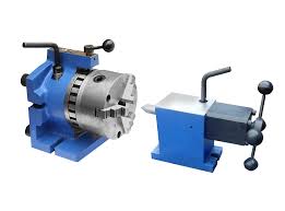 Index Milling Fixture 100mm with chuck and tail stock