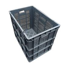 Plastic Crate Grey 600x400x325mm