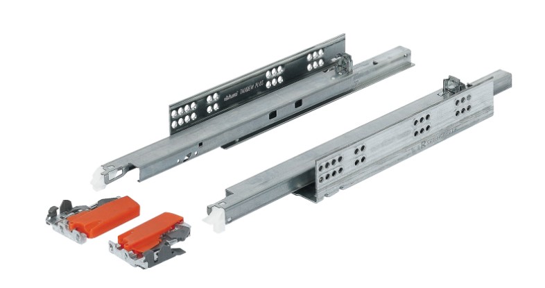 TANDEM RUNNER WITH INTEGRATED BLUMOTION NL 350MM FULL EXTENSION 30KG WITH LOCKING BRACKET