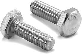 18-8 STAINLESS STEEL HEX HEAD SCREW - 1/4"-20 THREAD SIZE 3-1/4" LONG