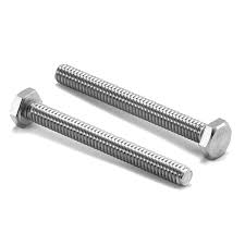 18-8 STAINLESS STEEL HEX HEAD SCREW - 1/4"-20 THREAD SIZE 10" LONG