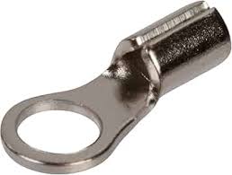 NONINSULATED HIGH-TEMPERATURE RING TERMINALS -  900 DEGREE F MAXIMUM TEMPERATURE FOR 12-10 GAUGE AND NUMBER 10 SCREW