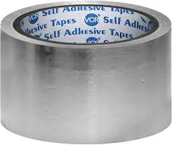ALUMINIUM FOIL TAPE SILVER - 2 INCH WIDTH