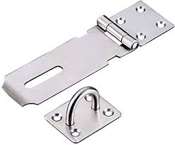 STAINLESS STEEL PADLOCK HASP HEAVY DUTY AND STAPLE WITH SCREWS