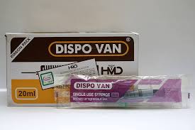 DISPO VAN SYRINGE 20ML