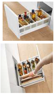 TANDEMBOX ANTARO 300MM BOTTLE PULLOUT- STAINLESS STEEL