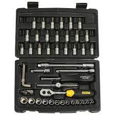 1/4 Drive Metric Socket Set (46-Pieces) - Ratchet Box