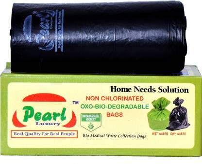 BIODEGRADABLE GARBAGE BAG - BLACK 36x48