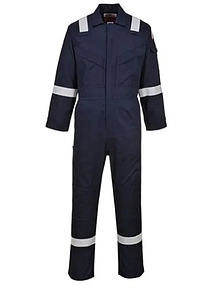 FR CLOTHING BOILER SUIT WITH REFLECTIVE TAPES - SIZE M