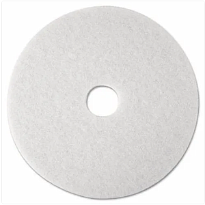 3M FLOOR SCRUBBING MACHINE PAD 20 Inch - WHITE