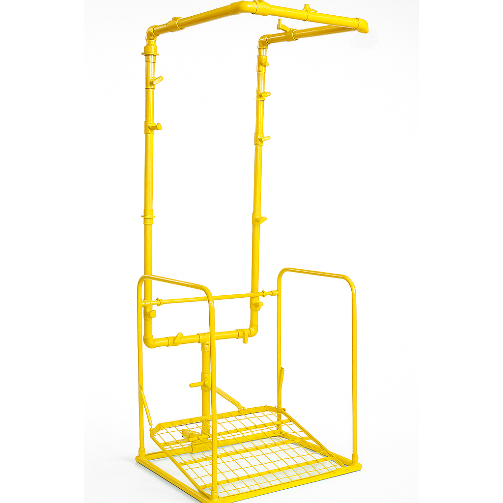MULTINOZZLE FULLBODY SHOWER / DECONTAMINATION - 12 NOZZLES DELIVERING MIN 72 LPM COMPLETE UNIT