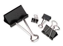 BINDER CLIPS 19 MM (Pack of 12 Pcs)