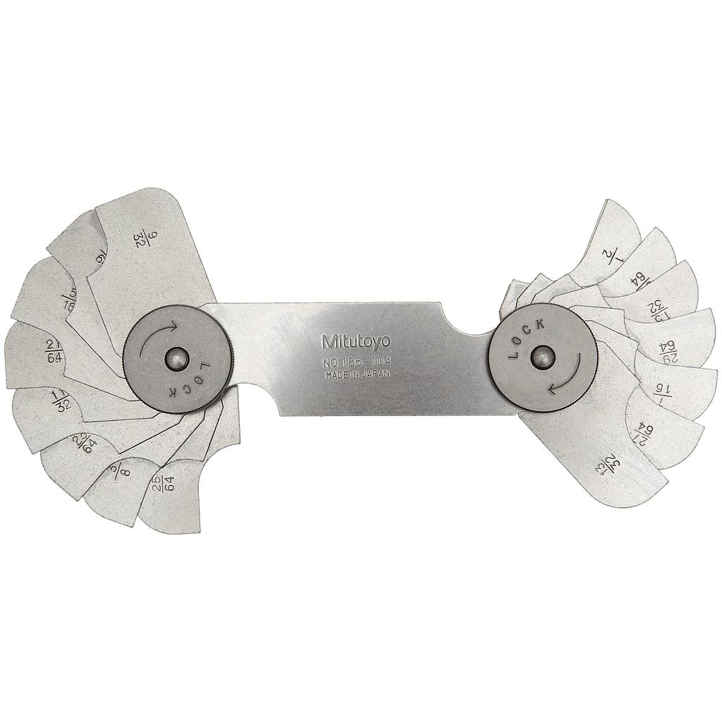 Radius Gauge 186-106 (7.5 - 15mm)