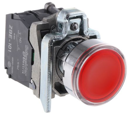 Illuminated Push Button Red 220VAC