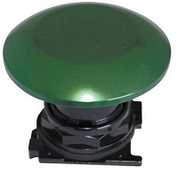 Mushroom Push Button Jumbo Green Sibas With 1No+1Nc Element Spring Return