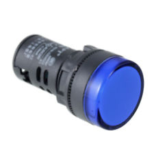 Led Panel Indicator Blue 230v