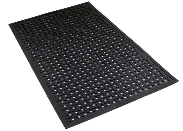 20X40 Inch Black Hole Rubber Foot Mat