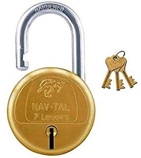 Godrej Standard Brass 5 Lever 3 Keys Lock