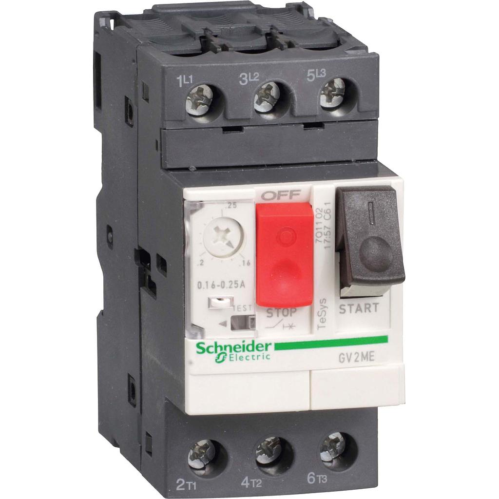 MPCB 4A to 6A GV2ME10 3 Amps