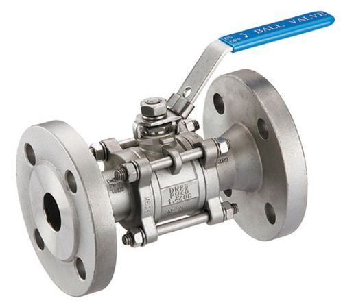 6 inch MS ball valve flange end